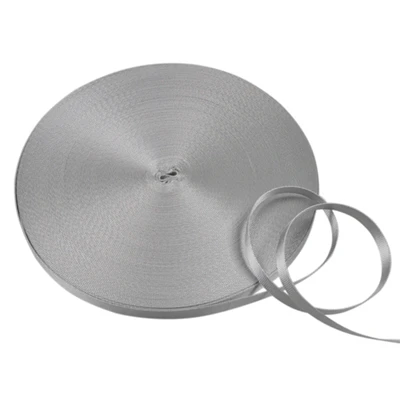 1 light grey 10 мм шириной 50 м/лот чистый цвет табби имитация нейлона тесьма для работы карты - Цвет: 1 light grey