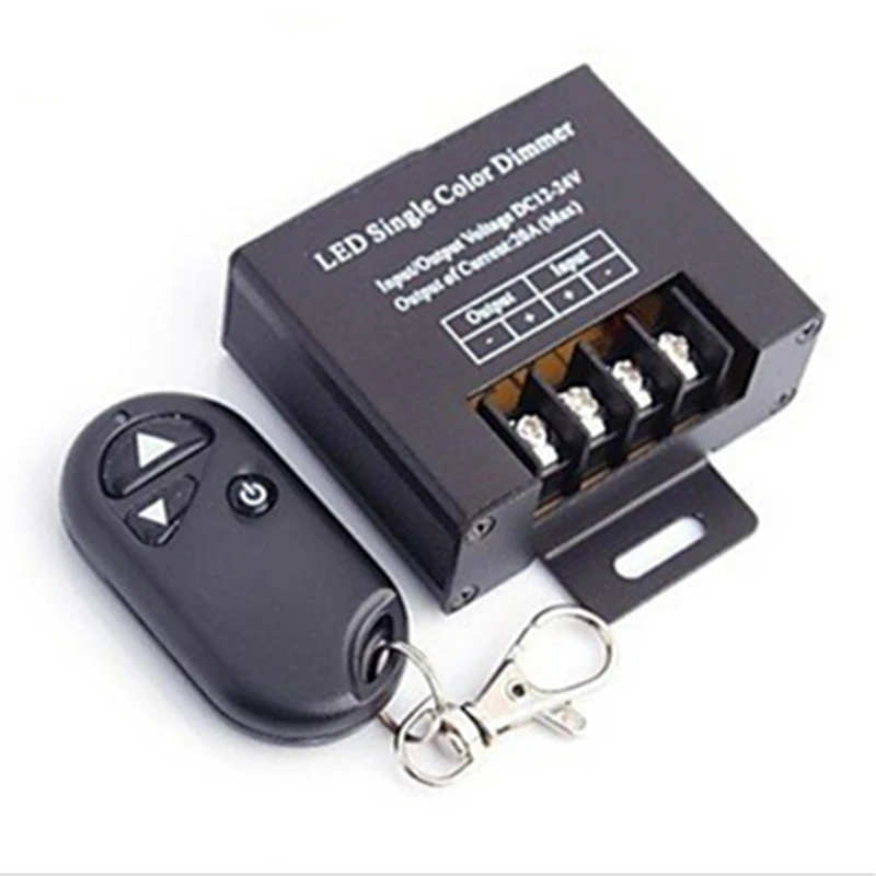 Free Shipping DC12 24V 20A LED Single Color LED Dimmer Controller with