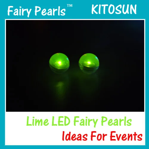 Lime Colr Fairy Pearls
