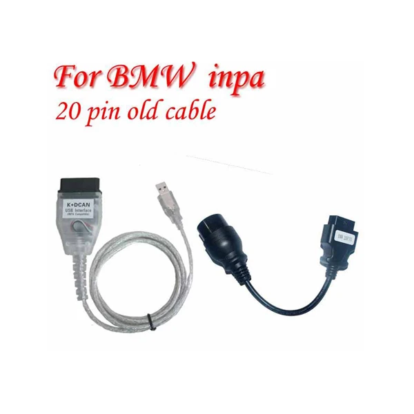 DHL или FedEx 100 шт для BMW INPA k+ can K+ DCAN USB интерфейс с 20pin кабелем