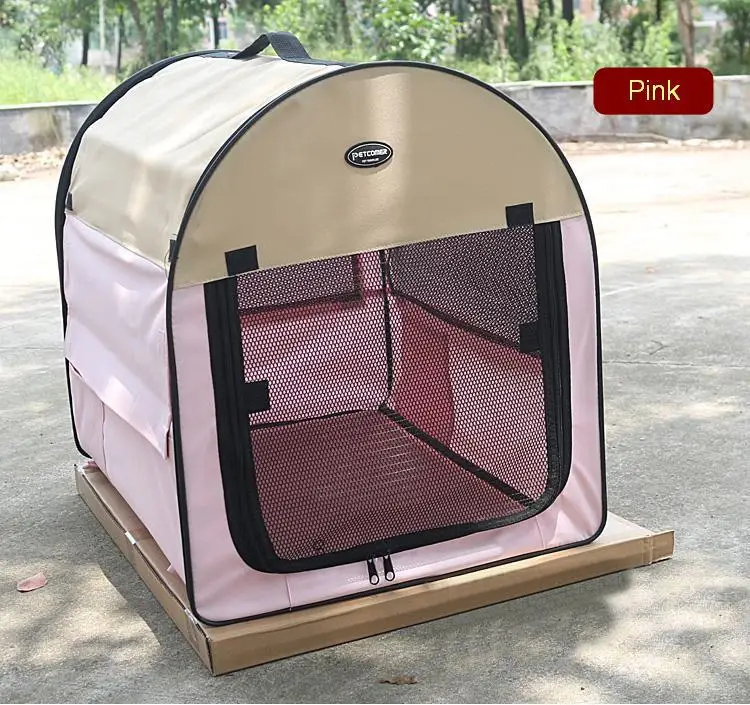 Съемные палатки для домашних животных, для защиты от комаров, для собак, для питомцев, водонепроницаемый, Оксфорд, синий, розовый, красный, зеленый, WLYANG