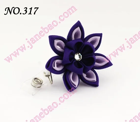 Новые 280 шт. " два слоя Kanzashi цветок заколки моды девушка Bow заколки