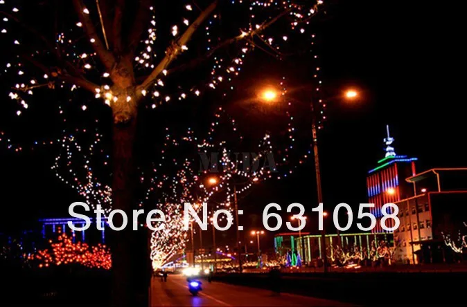 Открытый Водонепроницаемый солнечного света строки 22 M 200Led светящиеся гирлянды праздник для рождественской вечеринки гирлянды огни