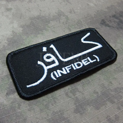 Черный Afghanistan США темно-синий SealTeam6 INFIDEL военный тактический боевой вышивка патч B2778