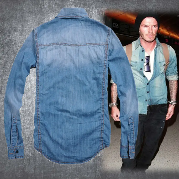 david beckham jeans jacket