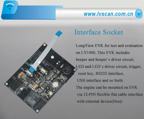 Rakind LV1400 Высокое качество мульти-интерфейсы USB 1D CCD инфракрасный сканер штрихкода Модуль