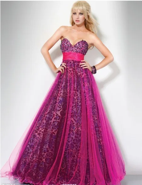 Тигр дизайн Роза vestido де феста Formales Элегантный бал бисероплетение девушка вечера партии платье пром Платья