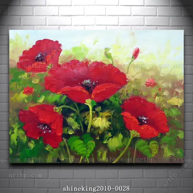 Beautiful Flower Oil Painting Modern Art Canvas Painting Art Deco Famous Artists Modern African Painting Decorative Ar Flower Lower Paintings Purple Flowersflower Parts Aliexpress