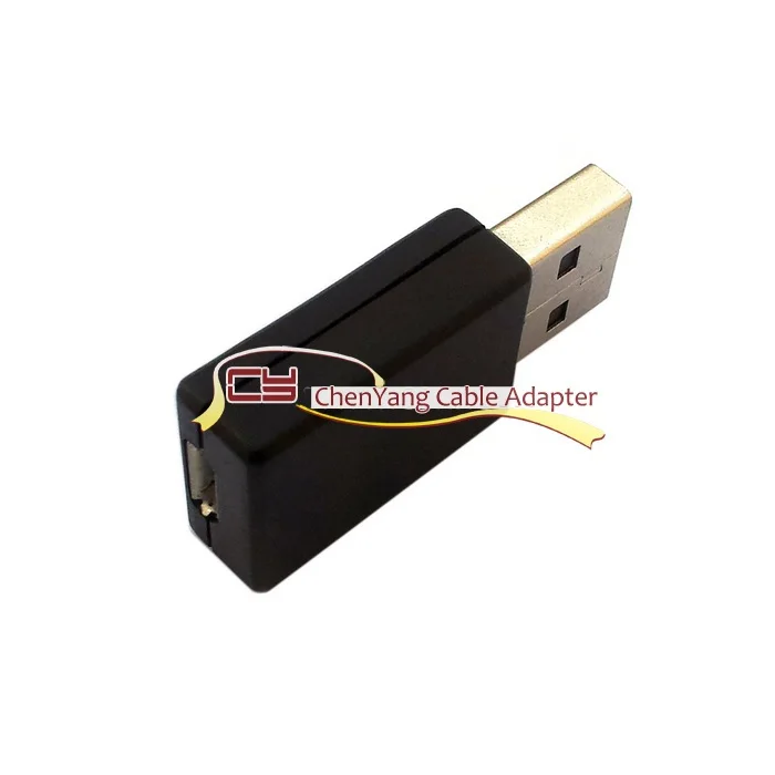 CYSM USB 2,0 Тип штекер к Micro USB B Тип 5pin гнездовой разъем адаптер конвертер Черный