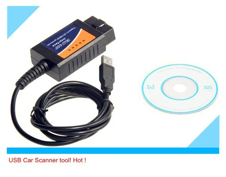 Авто ELM327 Интерфейс USB OBD2 OBD II код читателя диагностический сканер DDS115