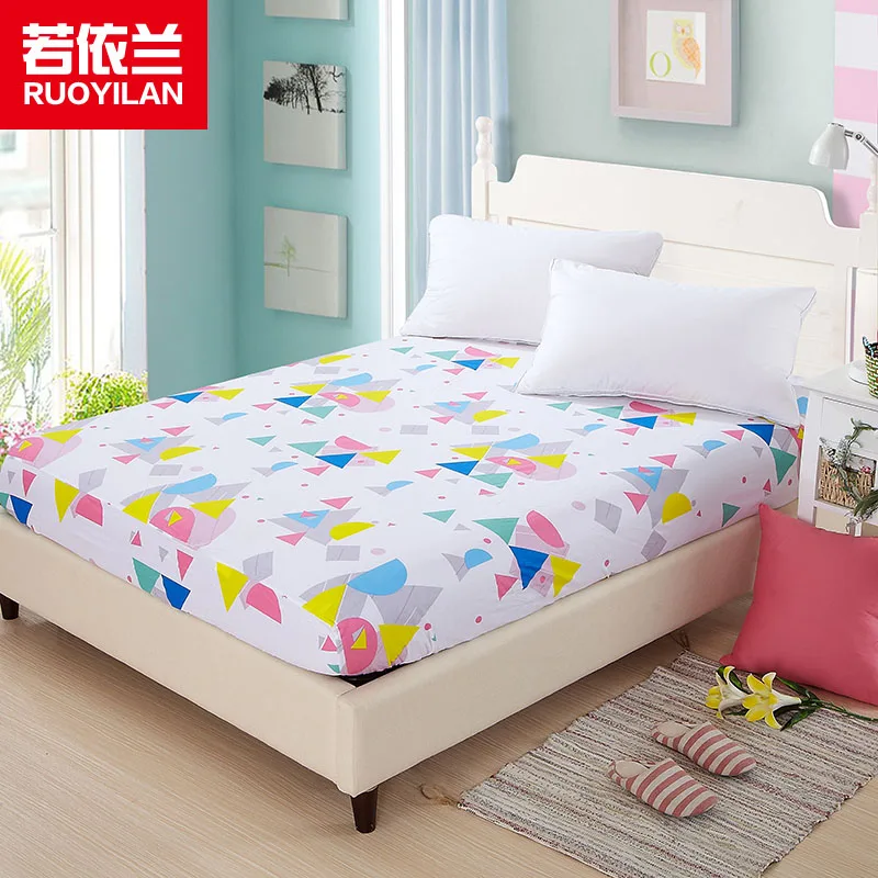 A Piece Bedding 100 Cotton Twill Bed Sheet Children Adults Fitted