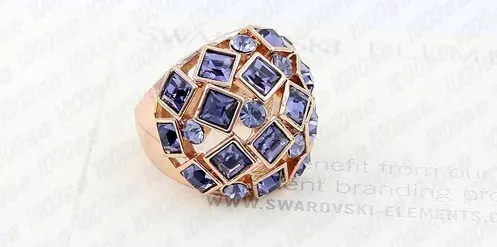 BeBella позолоченное кольцо с кристаллами, сделанное с кристаллами Swarovski, размер на выбор для девочек, рождественский подарок