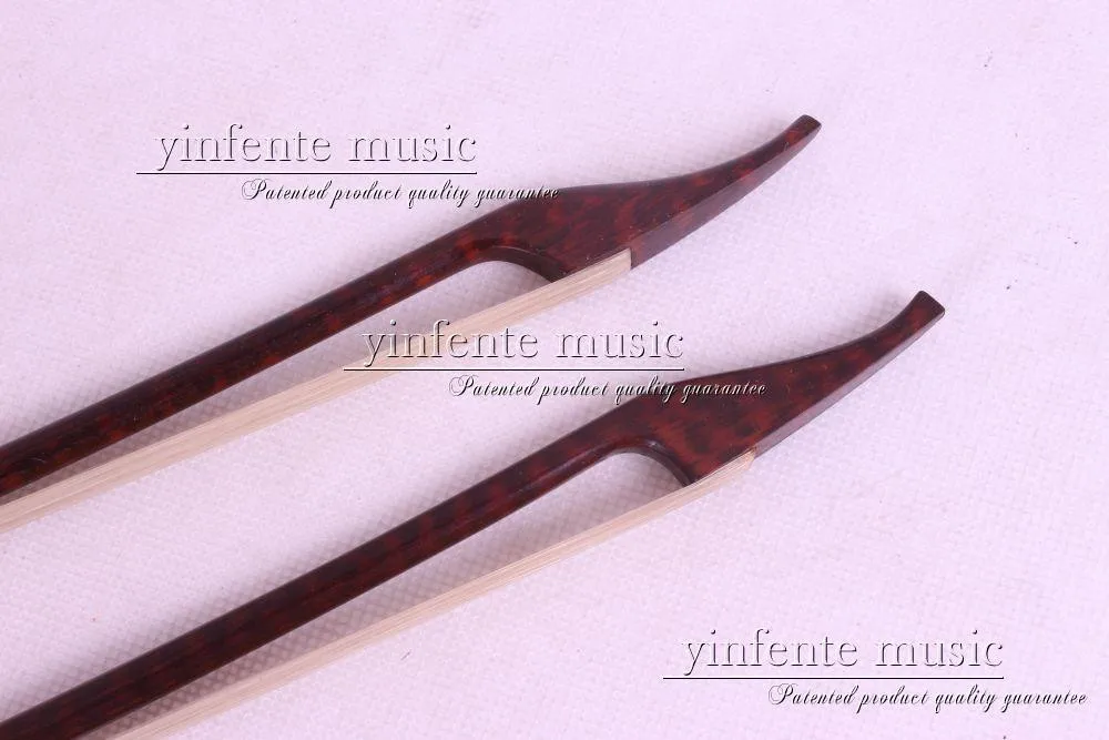 Snakewood 1 шт. 4/4 Скрипка Лук барокко белый конский хвост прямой#8