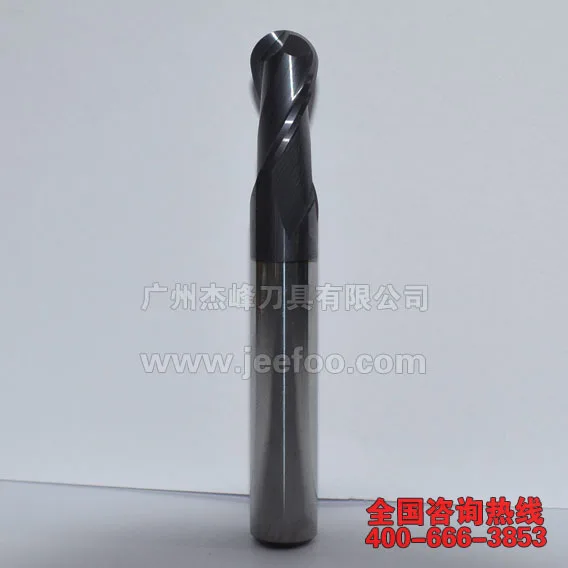 2F-R5*10* 75L HRC55 Soild карбид вольфрама две флейты Sprial сферическая Концевая фреза с покрытием для стали