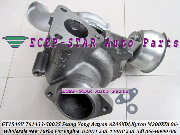 Картридж Turbo CHRA GT1549V 761433 761433-5003 S 6640900780 для Ssang Yong Actyon A200XDi Kyron M200XDi D20DT D20DET 2.0L Xdi