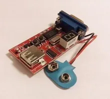 Free Shipping 5pcs VGA color bar generator LCD screen test module 15 different signals Electronic Component