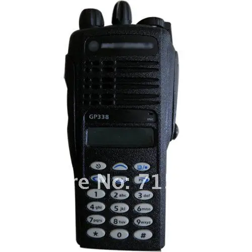 GP338 VHF/UHFProfessional двухстороннее радио с клавиатурой и ЖК-дисплеем