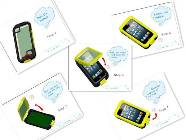 20 шт./партия. DHL. водонепроницаемый чехол для Apple iPhone5 5 г 4S 4 г, ipx8, Водонепроницаемый случае плавательный случай, дайвинг