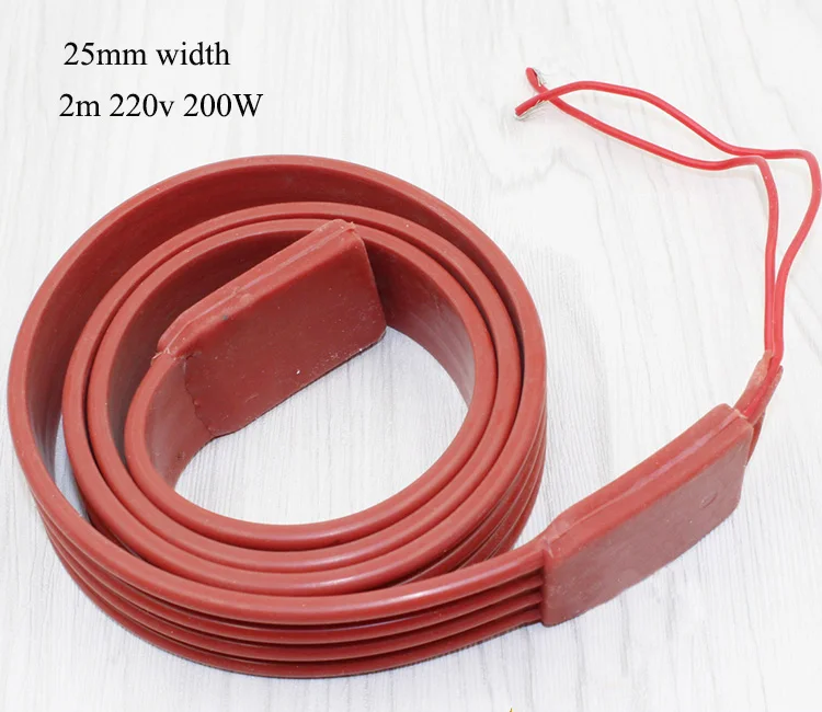 200W 220V High Temperature Resistance Silicone Rubber Heating Cable and