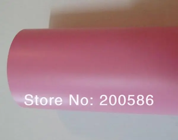 Матовая розовая виниловая пленка, Воздушная съемка, матовая виниловая пленка для автомобиля и автомобильный чехол,, размер 1,52*30 м/рулон