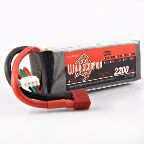1 шт. Wild scorpion Rc Lipo аккумулятор 11,1 V 2200mAh 35C литий-полимерный RC аккумулятор для радиоуправляемого квадрокоптера дрона вертолета автомобиля самолета