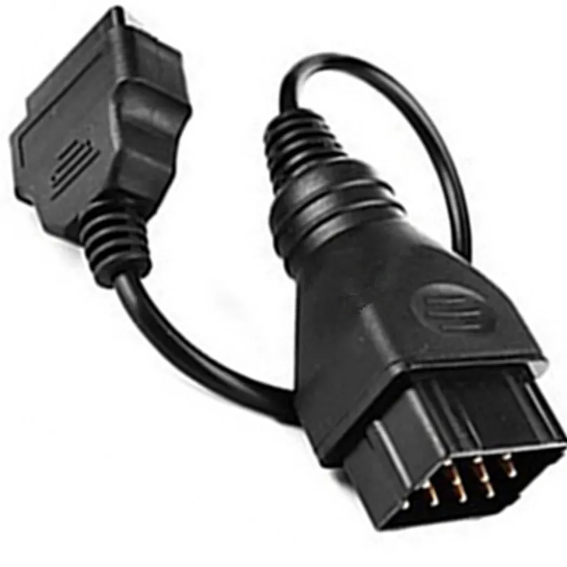 Высокое качество 12 Pin до 16 Pin OBD2 Женский Диагностический адаптер Соединительный кабель с разъемом кабеля для rnault