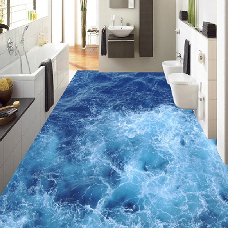 Виниловые 3D обои для гостиной ванной комнаты самоклеящиеся водонепроницаемые