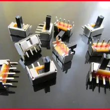 10 шт. пять футов переключатель stubbs SK-12D07(1P2T) боковой циферблат/боковой слайд переключатель сенсор