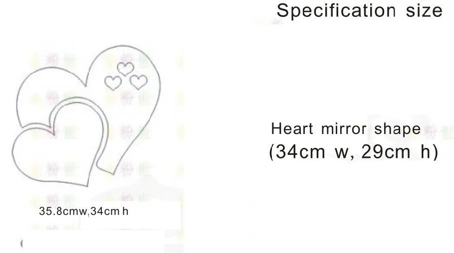 MEYA Close Heart акриловые настенные зеркала наклейки, DIY 3D настенные зеркальные фрески и наклейки для украшения дома