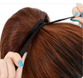 TOPREETY Synthetic Hair Fiber Heat Resistant Straight Ribbon Ponytail Hair Extension1006