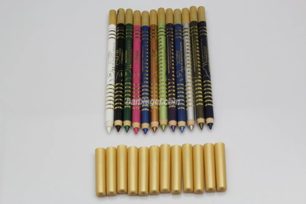 12 набор MENOW 12 цветов профессиональная косметическая кисточка ручка для макияжа водостойкая тени для век Контурный карандаш для губ Блестящий подводка для глаз карандаш