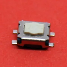 Tact switch button a small turtle 3x4x2 patch 4 feet without column 4 feet SMD
