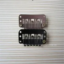 100 шт 28 мм удлинители для волос черные защелкивающиеся зажимы для наращивания волос u-образные металлические зажимы для наращивания волос s DIY