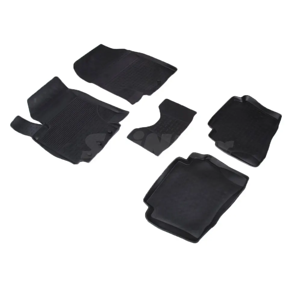 For Hyundai i20 2009 2012 rubber floor mats into saloon 5 pcs/set Seintex 01680in Floor Mats