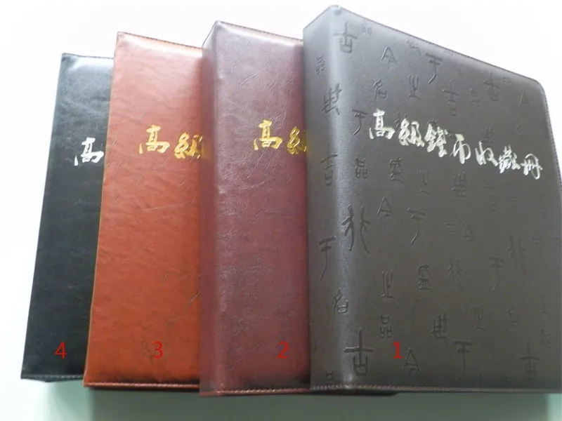 OEM большой размер замена пустой Альбом Монета переплет 27 см* 23 см* 4 см, содержит 60 шт. внутренняя страница