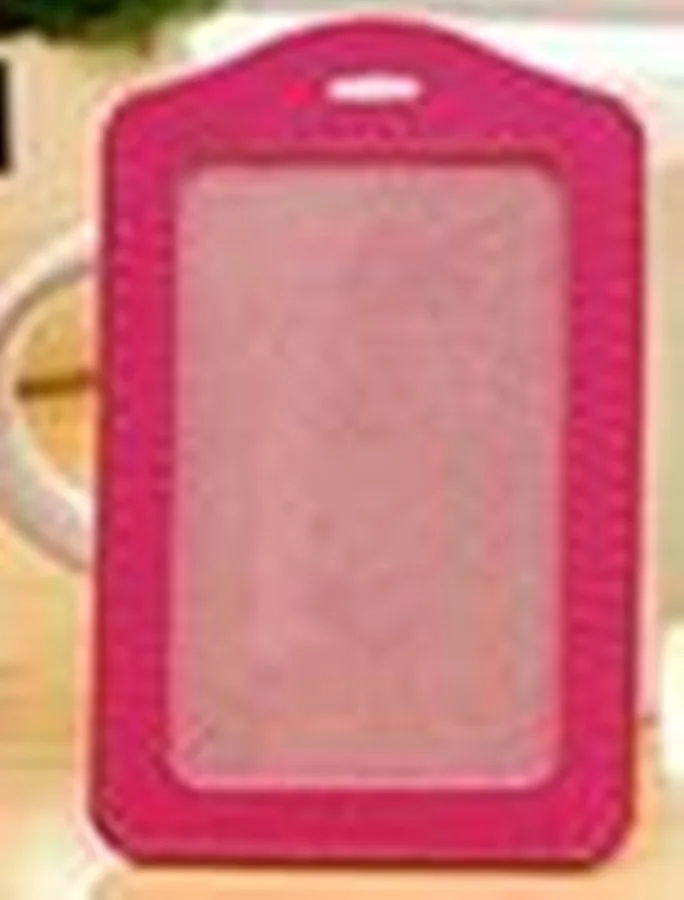 ROSE RED Именные карточки для бейджиков визитница PU porte carte чехол с нейлоновой nack компании офисная поставка 13 цветов ACH202A - Цвет: ROSE RED