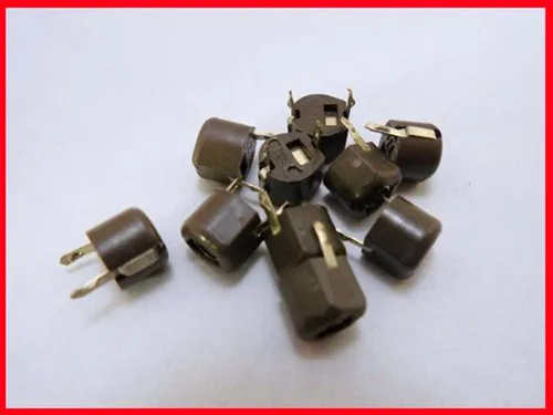 Free Shipping!!! 40pcs 60P adjustable capacitance / variable capacitor 60PF plastic 6mm diameter /Electronic Component | Электронные