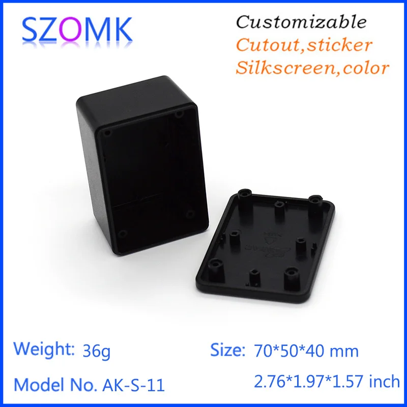 10 шт./лот лидер продаж простая в использовании коробка для электроники 70*50*40 мм