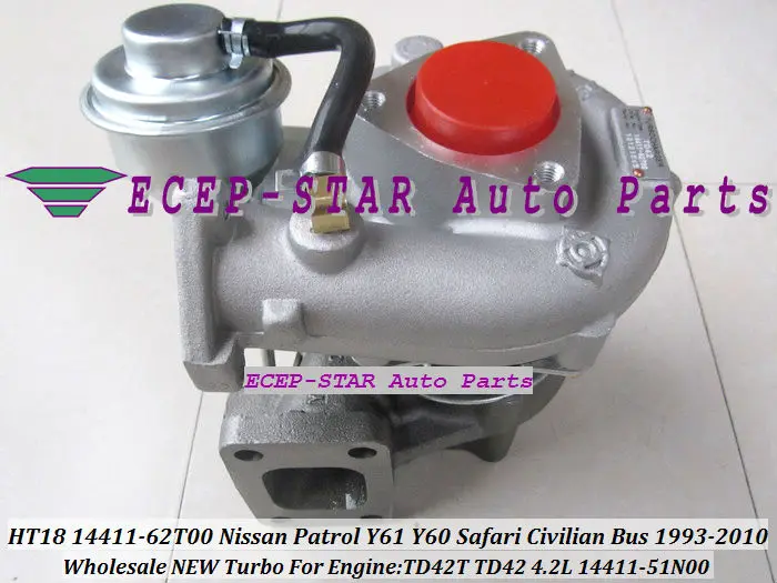 HT18 14411-62T00 14411-51N00 Turbo Fit for NISSAN Patrol Y61 Y60 Safari Civilian bus 4.2L 1993-2010 TD42T TD42 turbocharger (7)