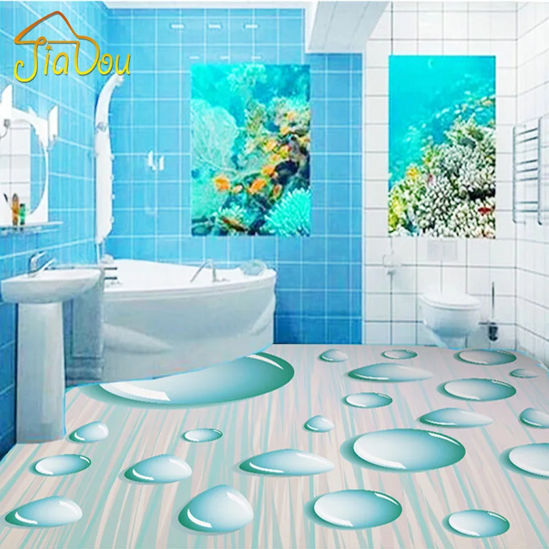 Aliexpress.com : Buy Custom Floor Wallpaper Simple And Fresh Water Droplets Floor Stickers Aliexpress.com : Buy Custom Floor Wallpaper Simple And Fresh Water Droplets Floor Stickers