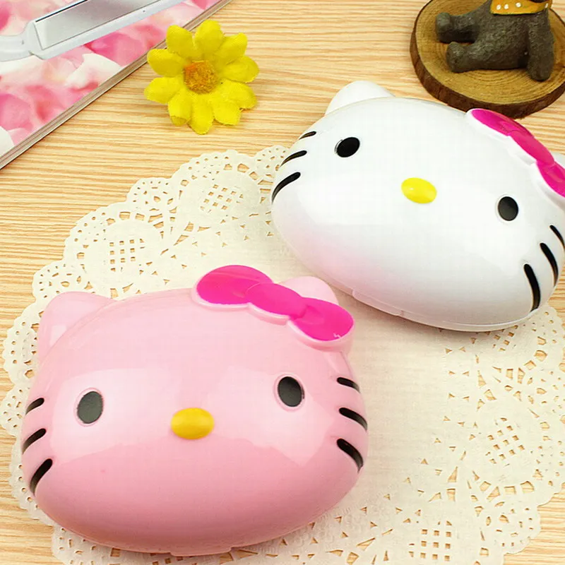 Buy Hello Kitty Contact Lenses Box Cat Head Plastic