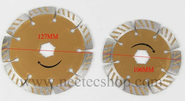 5 ''дюймовый ncctec Алмаз Сухой пила канавок лезвие диск | 127 мм бетон вырезать диск специально для GRM2838 пол канавок машины