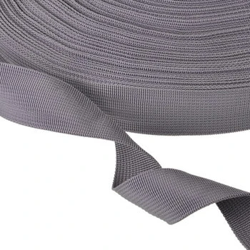 dark grey 2 см шириной 10,94 ярдов(10 м)/лот чистый цвет утолщение PP лямки для сумки багажа сумки, плетеный ремень, рюкзак ремень - Цвет: dark grey
