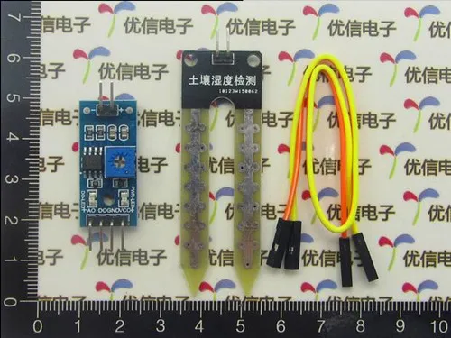 

Free Shipping!!! electronic Soil hygrometer detection module / soil moisture sensor / robot / smart car module sensor
