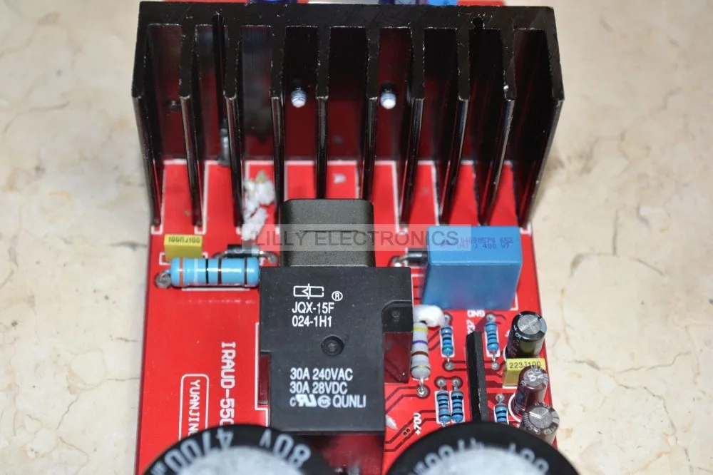 YJ-IRADUD550 IRS2092 платы усилителя класса D 700 Вт 4ohm/350 Вт 8ohm Динамик защиты