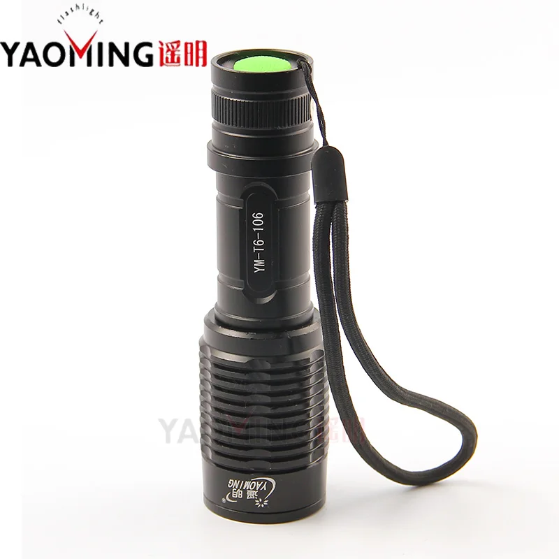 Профессиональный CREE XM-L T6 2000LM cree led Фокус регулируемый перезаряжаемый тактический фонарь Наружное освещение 18650 или 3* AAA