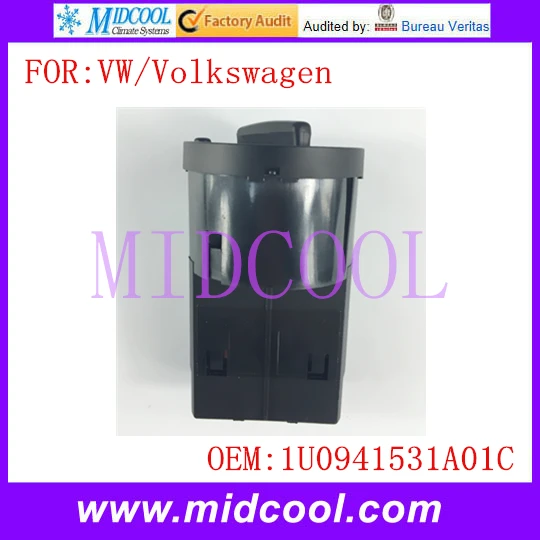 Переключатель фар использовать OE NO. 1U0941531A01C для Фольксваген