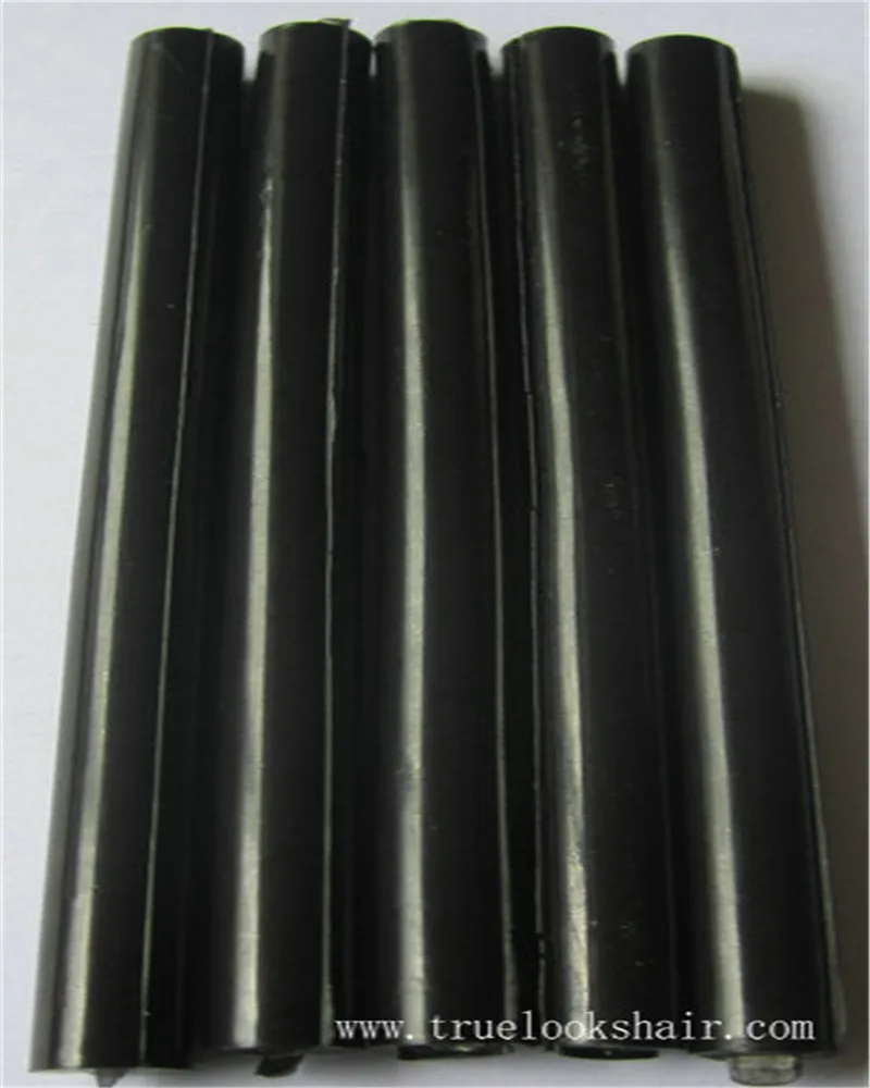 10Pcs/lot Brown 100% Italian Keratin Black Color Glue Sticks for Hair Extensions 5 Years Shelf Life Human Stick | Шиньоны и парики