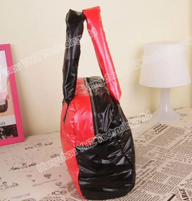 Новинка, женская сумка, сумки с перьями, новые зимние, космические сумки, серия han, пуховая сумка с хлопковой подкладкой, сумка-тоут, женская сумка-мессенджер, YHZ208