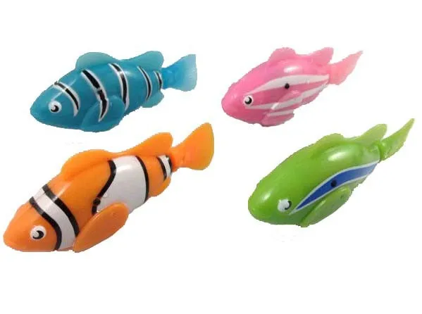 Игрушка рыбы-клоуна Роботизированная электрическая рыба ПЭТ плавательная рыба с батареей для водная детская игра игрушка в аквариуме